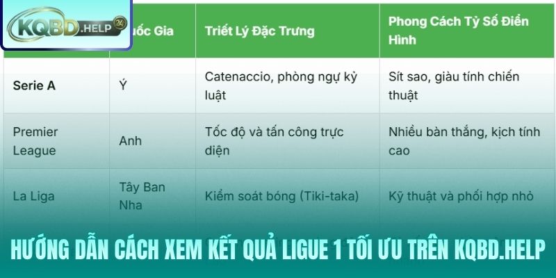 Hướng dẫn xem kết quả Ligue 1 nhanh và chuẩn nhất