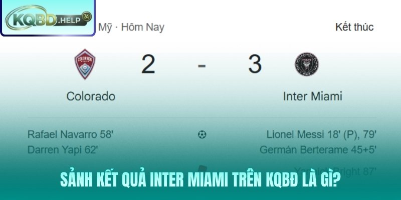Kết quả inter miami - kho tỷ số MLS đầy đủ theo từng mùa